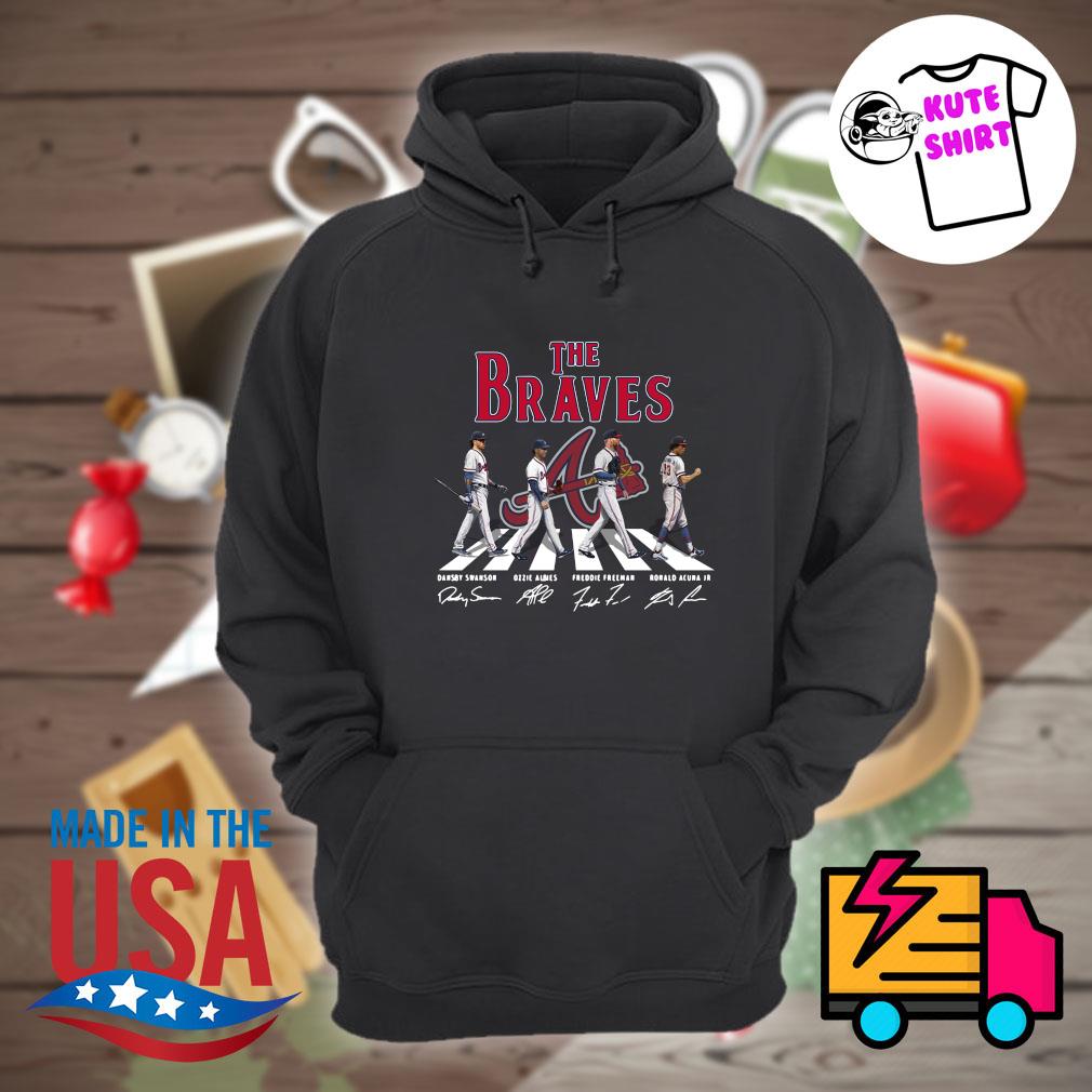 The Braves abbey road signature shirt, hoodie, sweater, long
