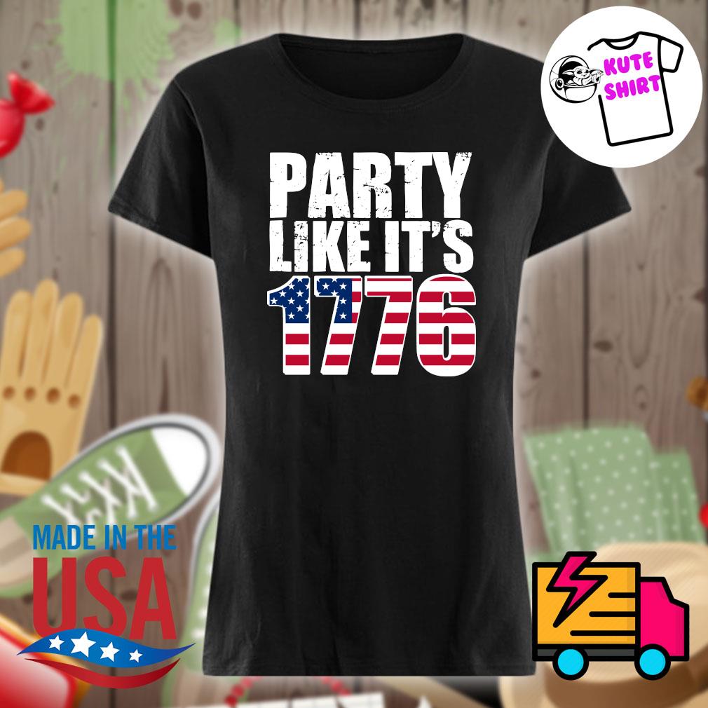 Party like It's 1776 s Ladies t-shirt