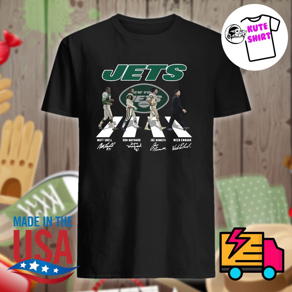 New York Jets abbey road signatures T-shirt, hoodie, sweater, long sleeve  and tank top