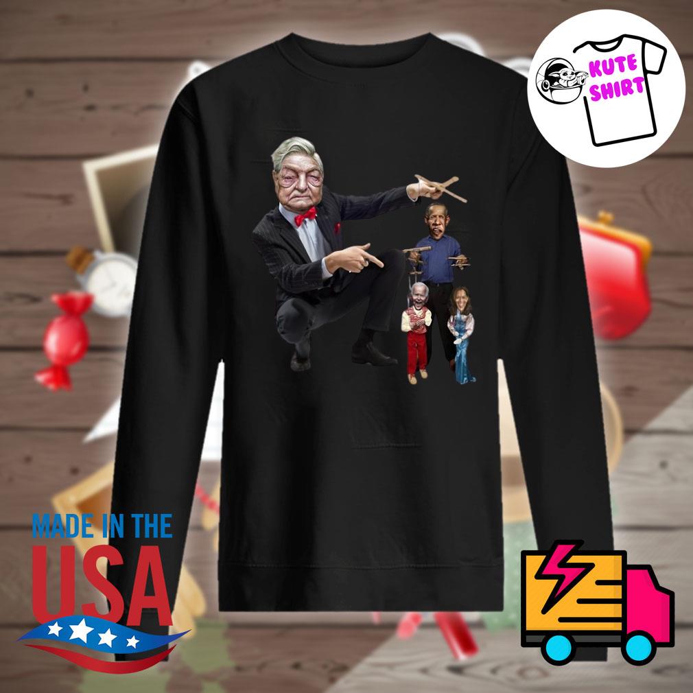 Puppet Man Obama Joe Biden Kamala Harris s Sweater