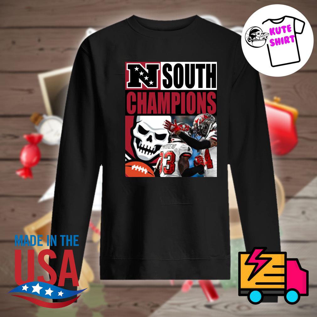 Coach for tampa bay buccaneers team wins nfc south champions signatures  shirt, hoodie, sweater, long sleeve and tank top