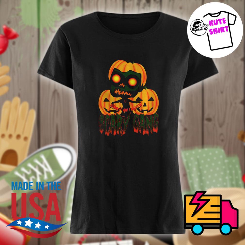 Scary Gang Pumpkin Halloween s Ladies t-shirt