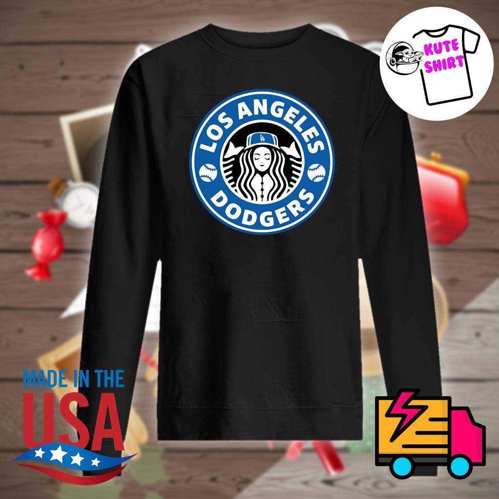 Los Angeles Dodgers Starbucks logo s Sweater