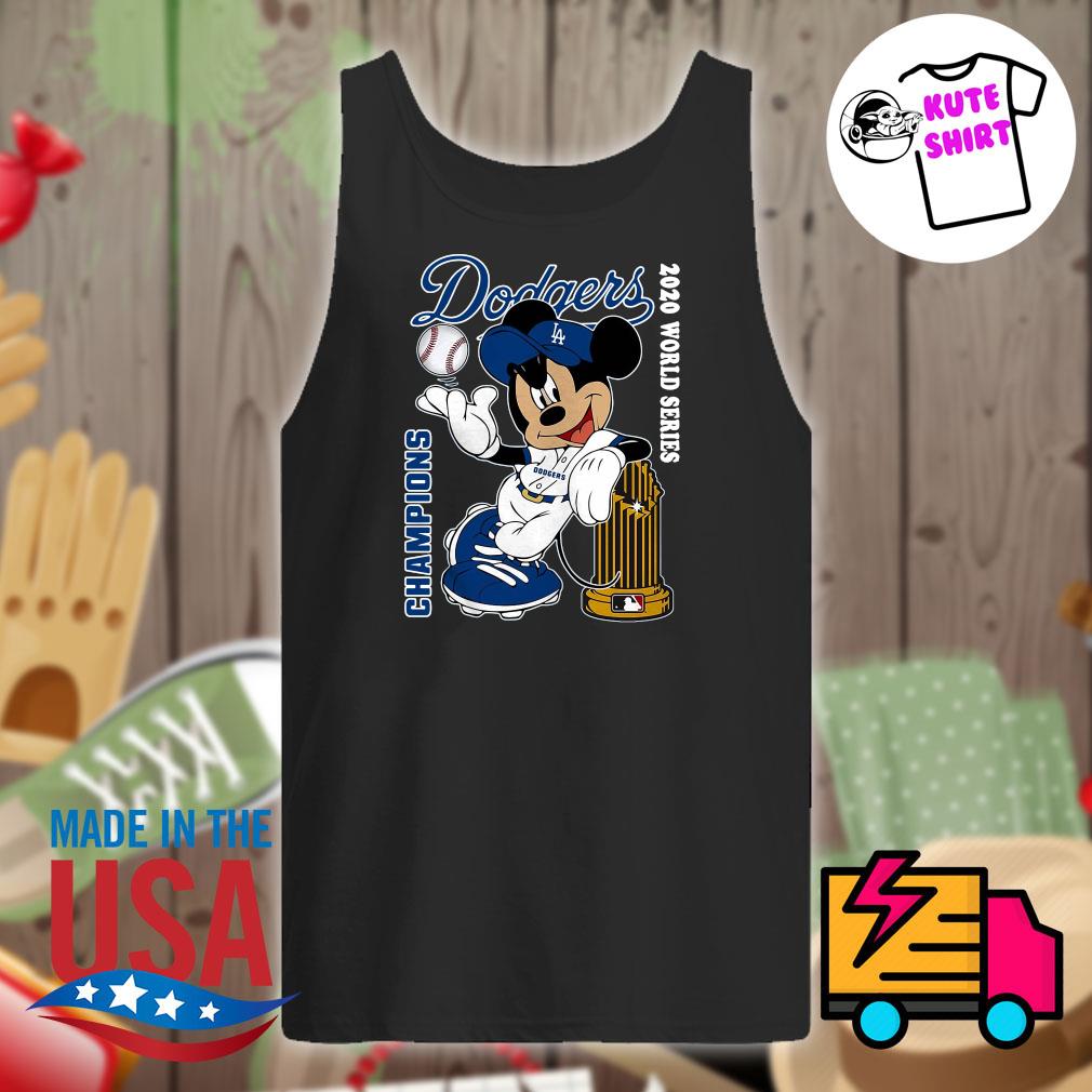Original Mickey Mouse Los Angeles Dodgers Champions 2020 World Series Tee  T-shirt,Sweater, Hoodie, And Long Sleeved, Ladies, Tank Top