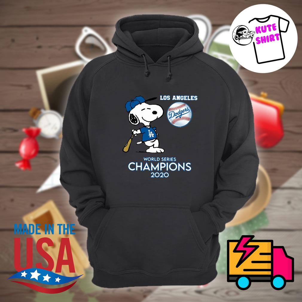 Snoopy Los Angeles Dodgers world Series Champions 2020 shirt, hoodie,  sweater, long sleeve and tank top