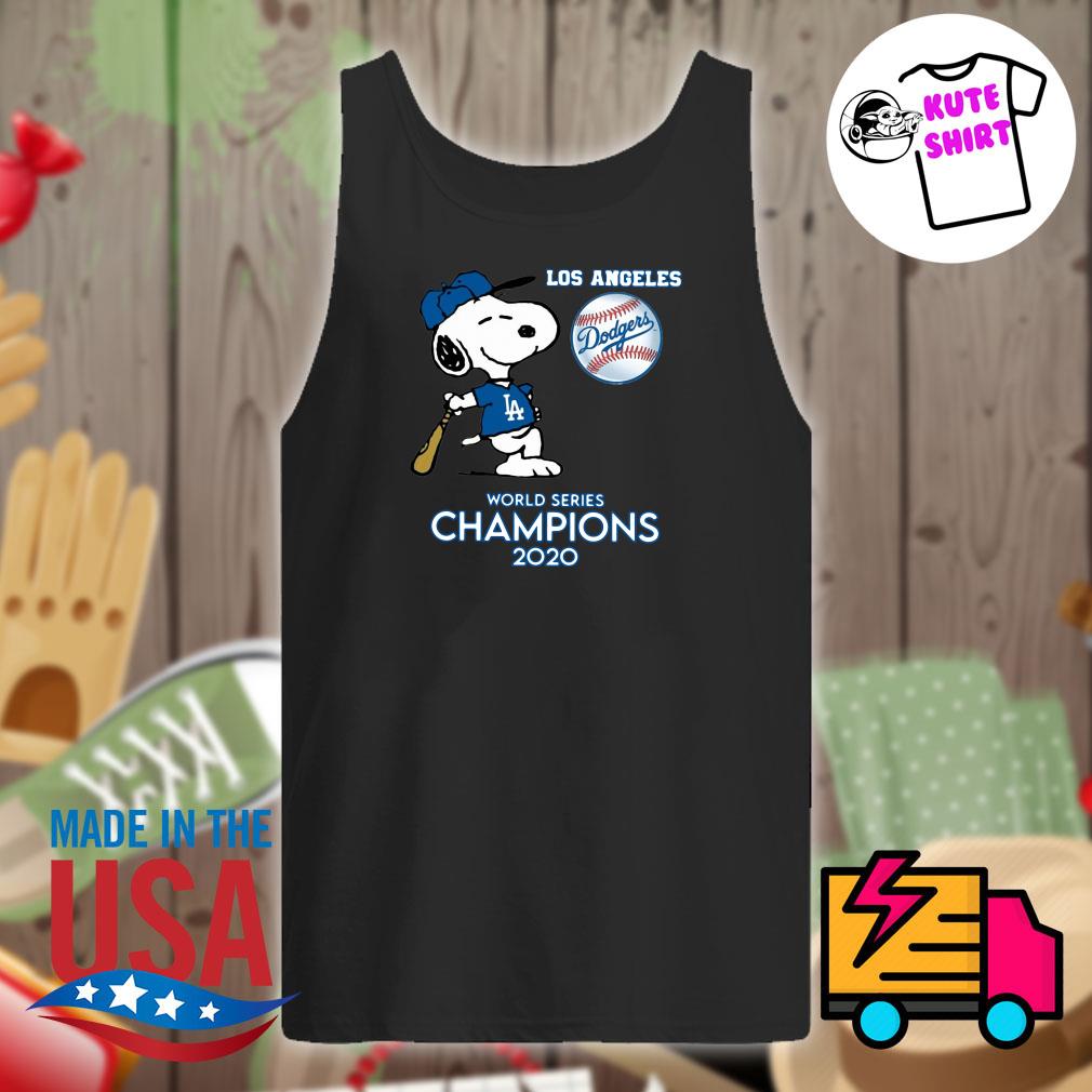 Snoopy Los Angeles Dodgers world Series Champions 2020 shirt