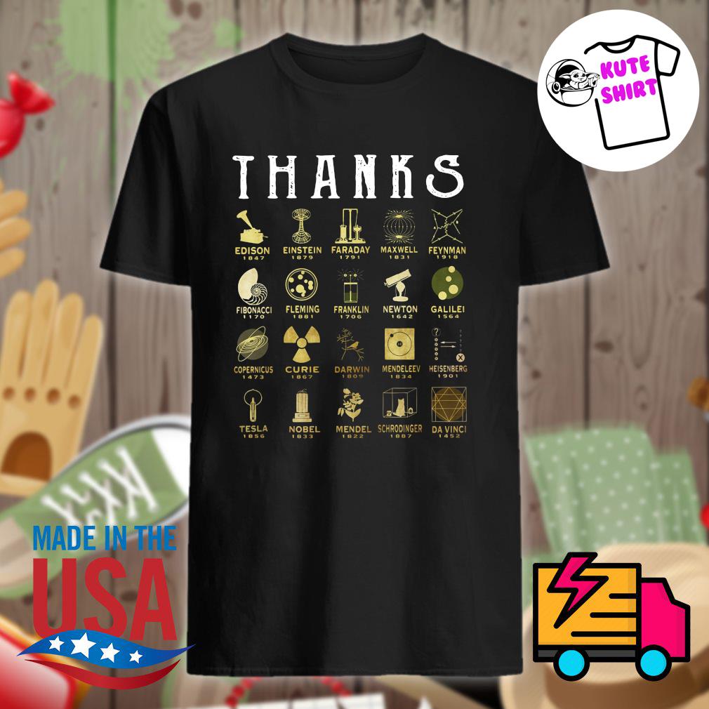 thanks science shirt