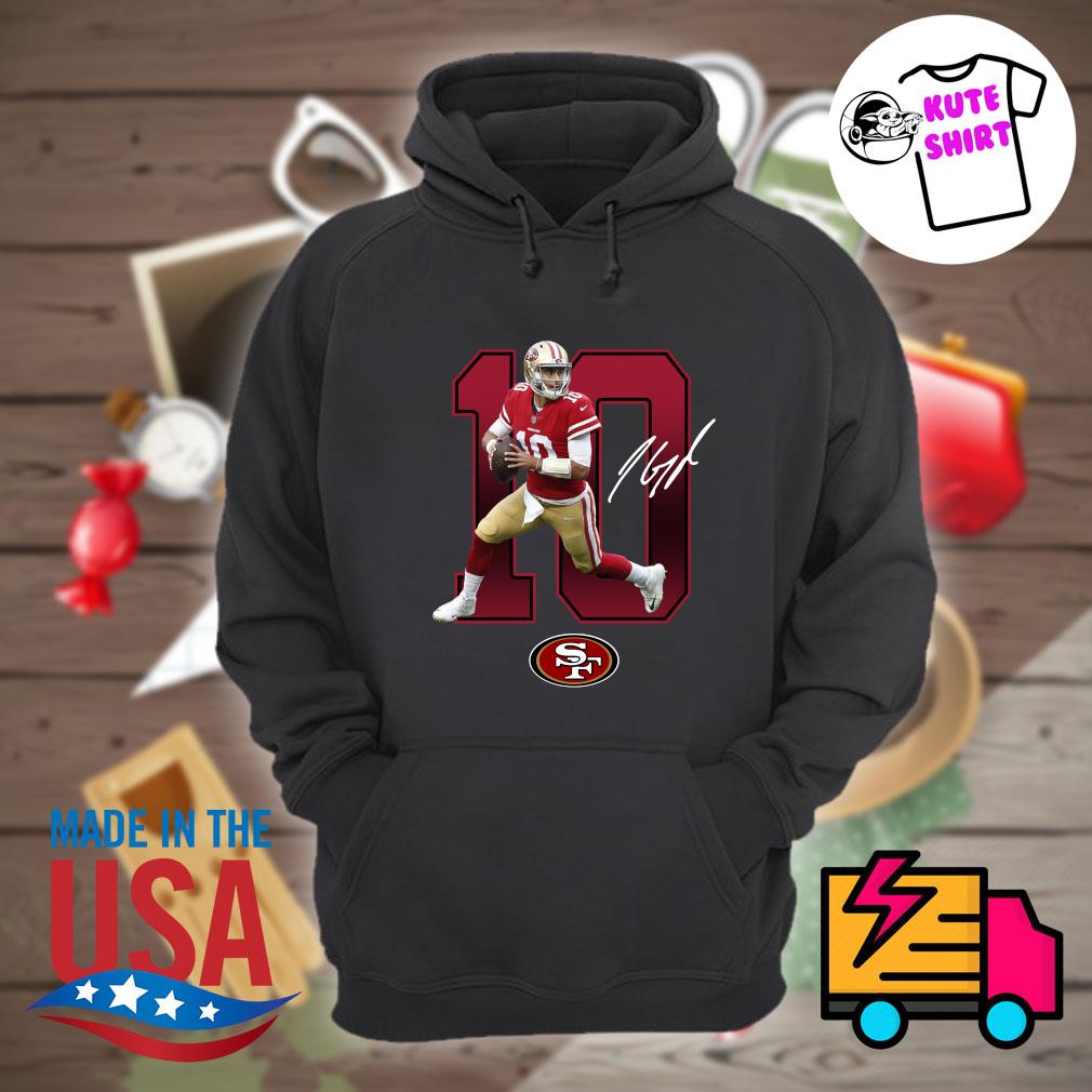 Jimmy Garoppolo quarterback signature shirt, hoodie, sweater, long sleeve  and tank top